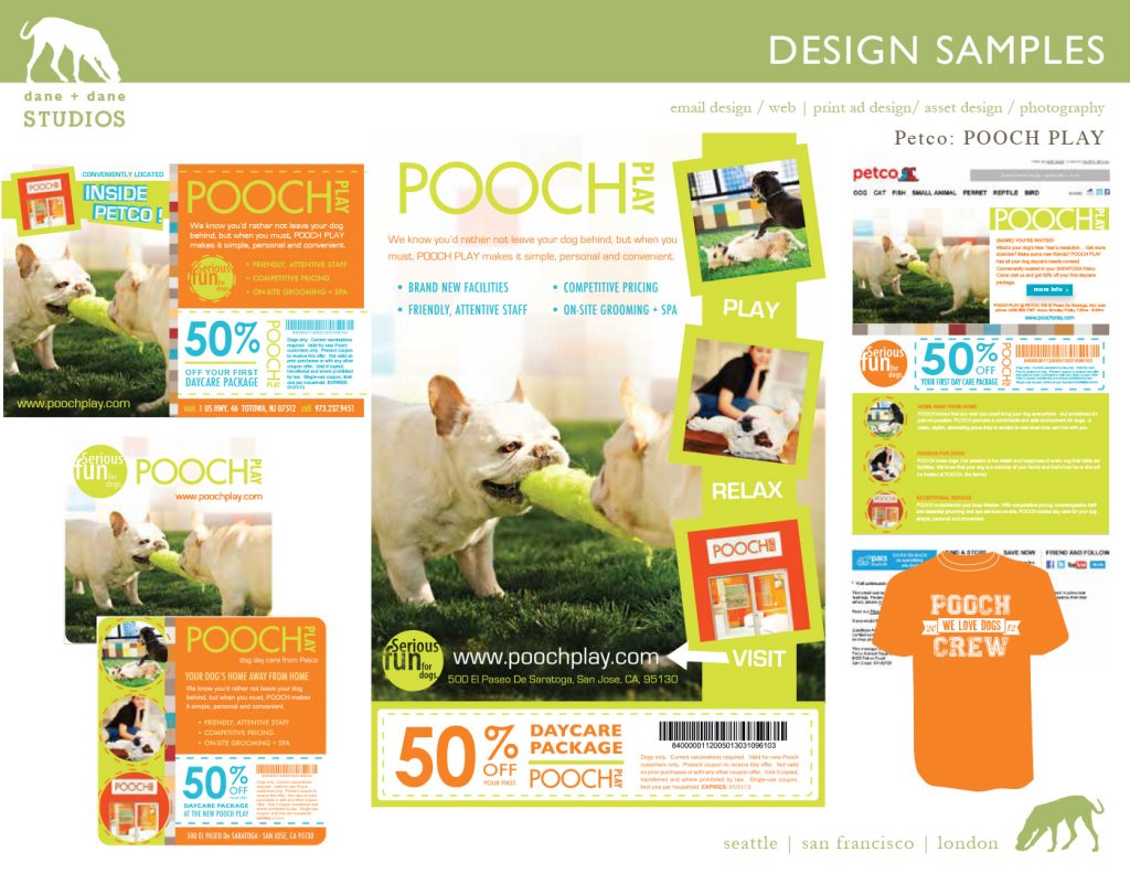 design for pooch play launch by j.nichole smith